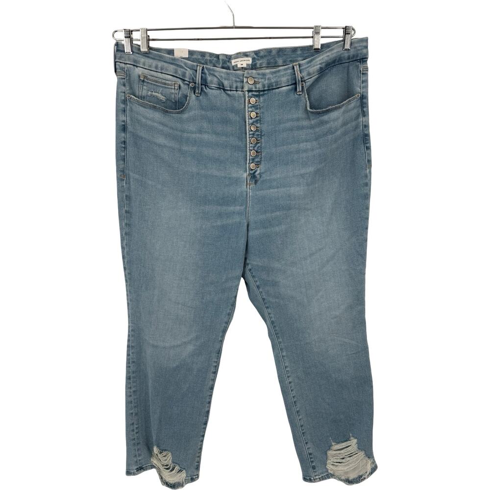 Good American GLSTEB960T Good Legs Straight jeans size 28